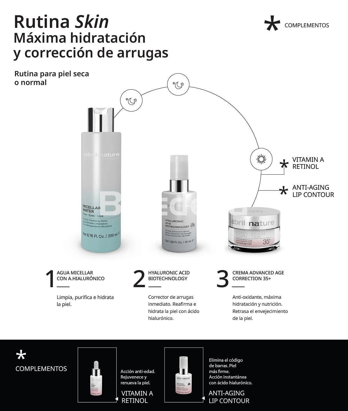 ADVANCED AGE CORRECTION 35+ Crema Facial Hidratante Anti-Arrugas y Anti-Oxidante 35+ - Imagen 5
