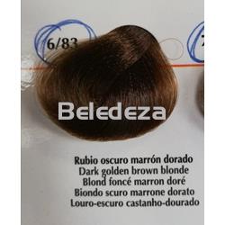 AIDHA KLHER COLOURING CREAM Tinte en Crema 6.83 Rubio Oscuro Marrón Dorado - Imagen 1