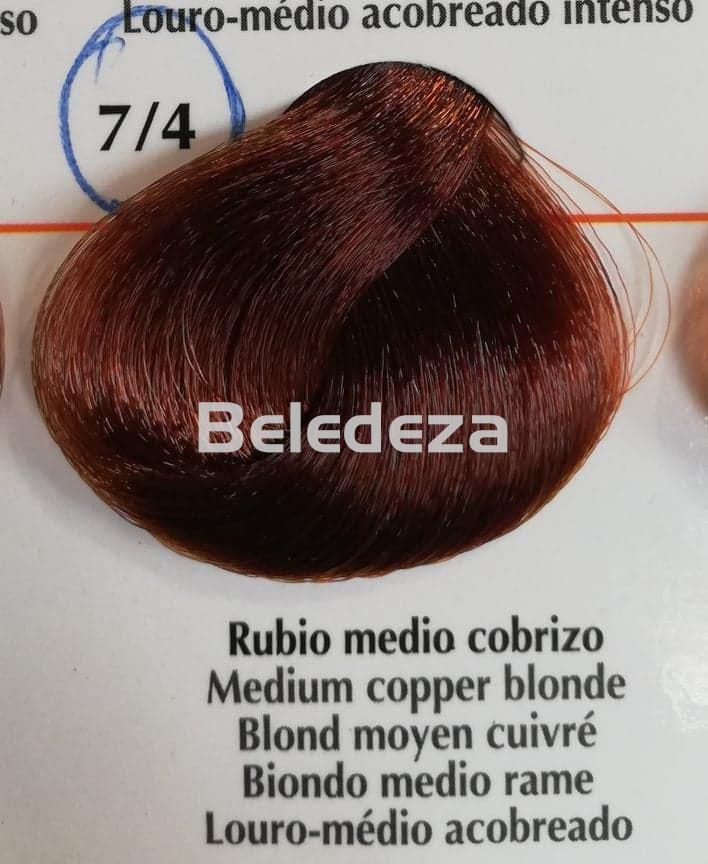 AIDHA KLHER COLOURING CREAM Tinte en Crema 7.4 Rubio Medio Cobre - Imagen 1