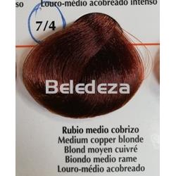 AIDHA KLHER COLOURING CREAM Tinte en Crema 7.4 Rubio Medio Cobre - Imagen 1