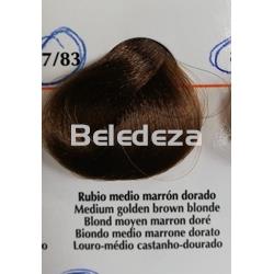 AIDHA KLHER COLOURING CREAM Tinte en Crema 7.83 Rubio Medio Marrón Dorado - Imagen 1