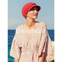 ALANA CAP LIPSTICK RED Gorra Solar Rojo Carmin - Imagen 1