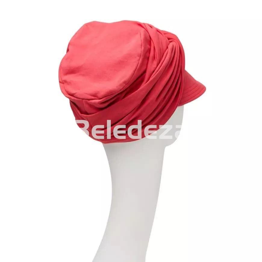 ALANA CAP LIPSTICK RED Gorra Solar Rojo Carmin - Imagen 3