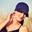 B.B. BIANCA SCARF- SUN Gorra Solar con Cintas Cortas - Imagen 1