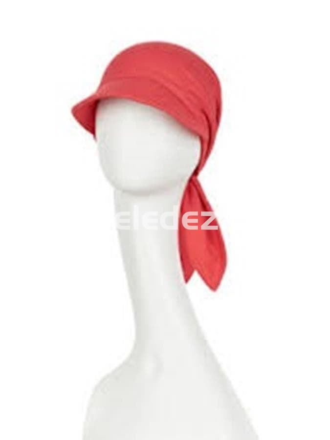 B.B. BIANCA SCARF- SUN Gorra Solar con Cintas Cortas - Imagen 3