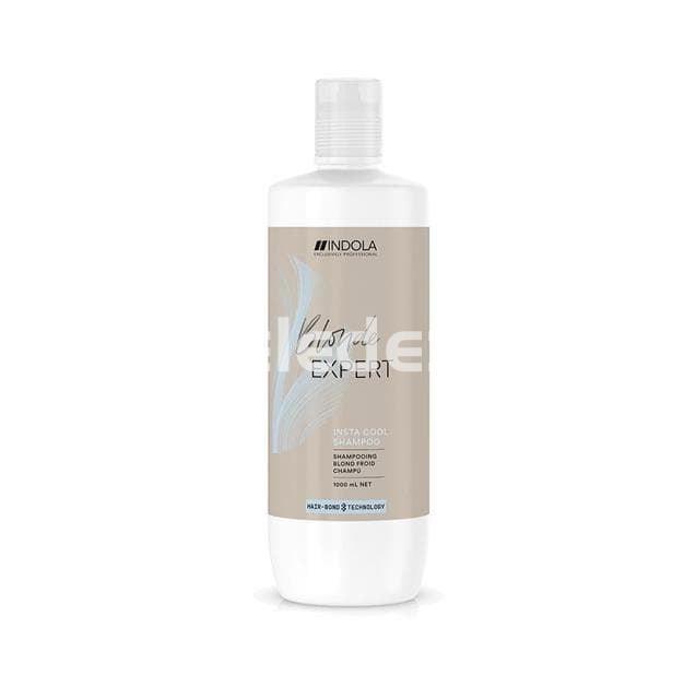 BLONDE EXPERT INSTA COOL SHAMPOO Champú Rubios Fríos 1000ML    Indola - Imagen 1
