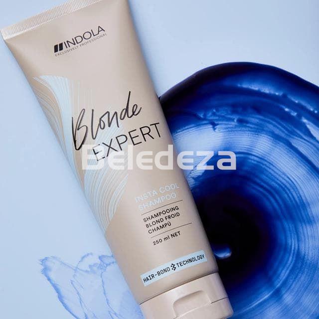 BLONDE EXPERT INSTA COOL SHAMPOO Champú Rubios Fríos Indola - Imagen 1