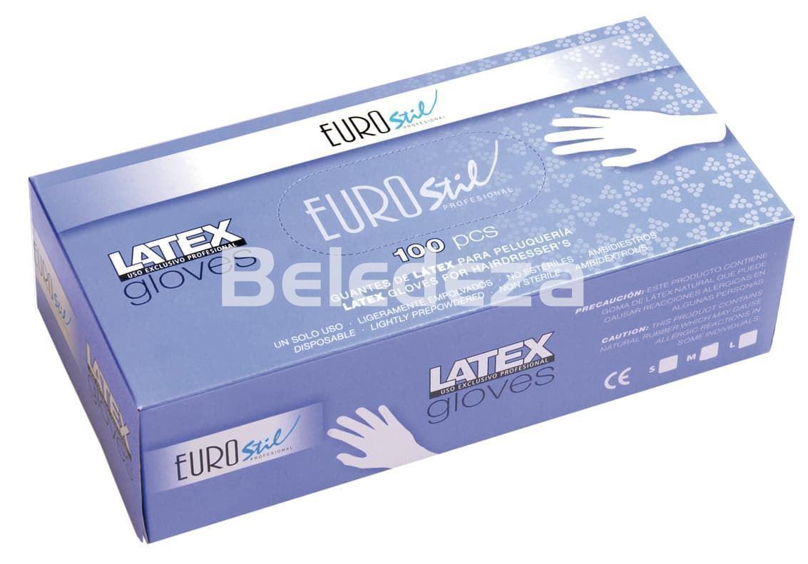 CAJA GUANTES LATEX Guantes Blancos con Poco Polvo - Imagen 1