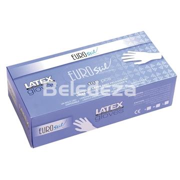 CAJA GUANTES LATEX Guantes Blancos con Poco Polvo - Imagen 1