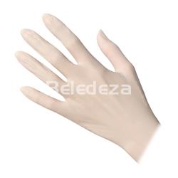 CAJA GUANTES LATEX Guantes Blancos con Poco Polvo - Imagen 2