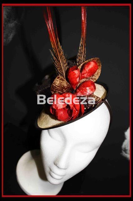 CANOTIER PEQUEÑO CON PLUMAS - Imagen 1