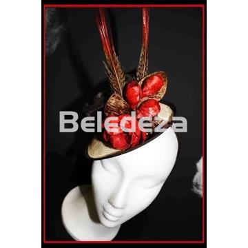 CANOTIER PEQUEÑO CON PLUMAS - Imagen 1