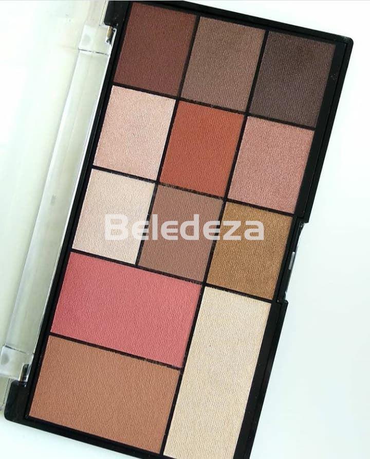 CITY STYLE FACE&EYE PALETTE Paleta para Rostro y Ojos 01 WARM NUDE - Imagen 1