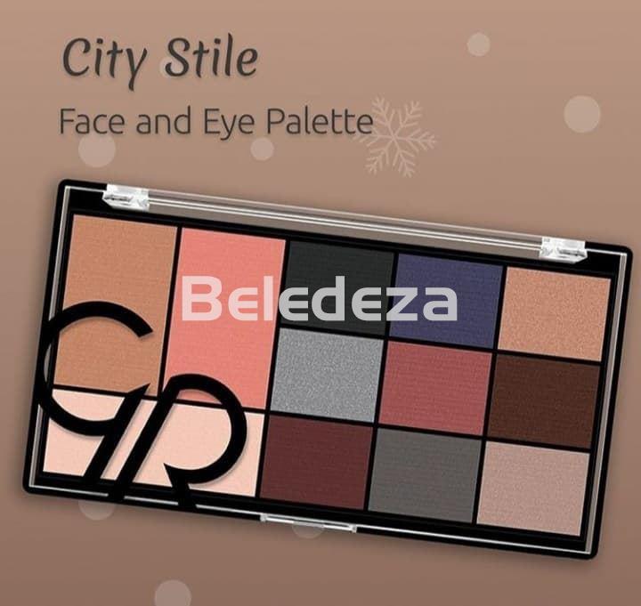 CITY STYLE FACE&EYE PALETTE Paleta para Rostro y Ojos 02 SMOKEY - Imagen 1