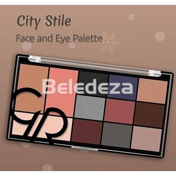 CITY STYLE FACE&EYE PALETTE Paleta para Rostro y Ojos 02 SMOKEY - Imagen 1