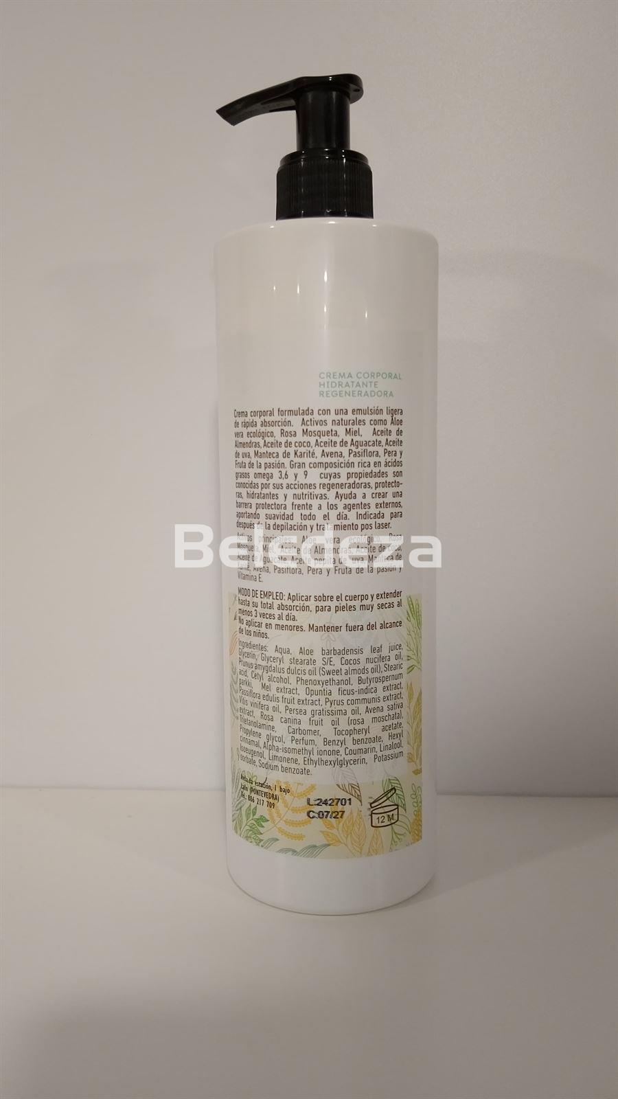 CREMA CORPORAL HIDRATANTE REGENERADORA Beledeza Cosmeticos - Imagen 3
