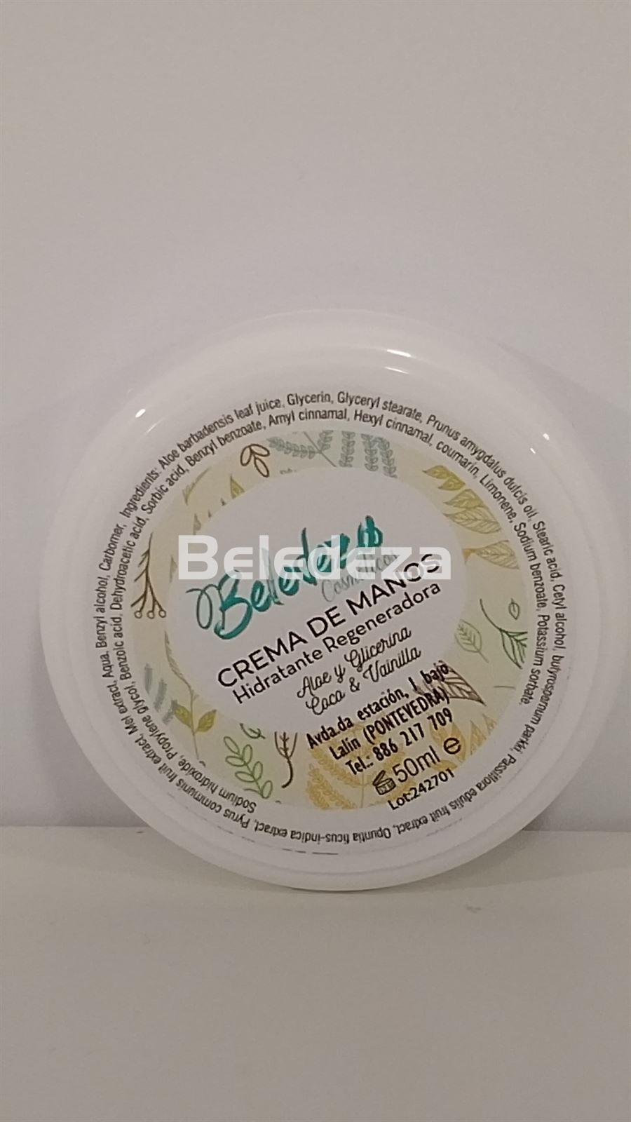 CREMA MANOS HIDRATANTE Y REGENERADORA BELEDEZA COSMETICOS - Imagen 2