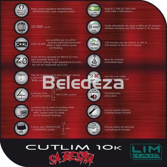 CUTLIM 10K SA BESTIA Máquina Corte Profesional - Imagen 3