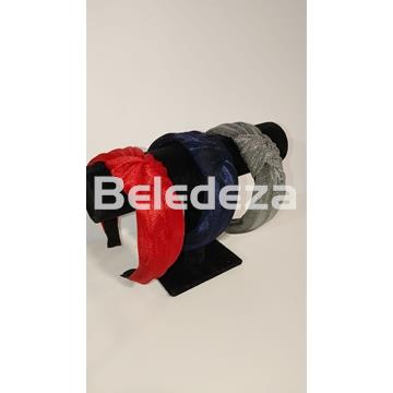 DIADEMA ANCHA NUDO BRILLOS  ARABAN - Imagen 1