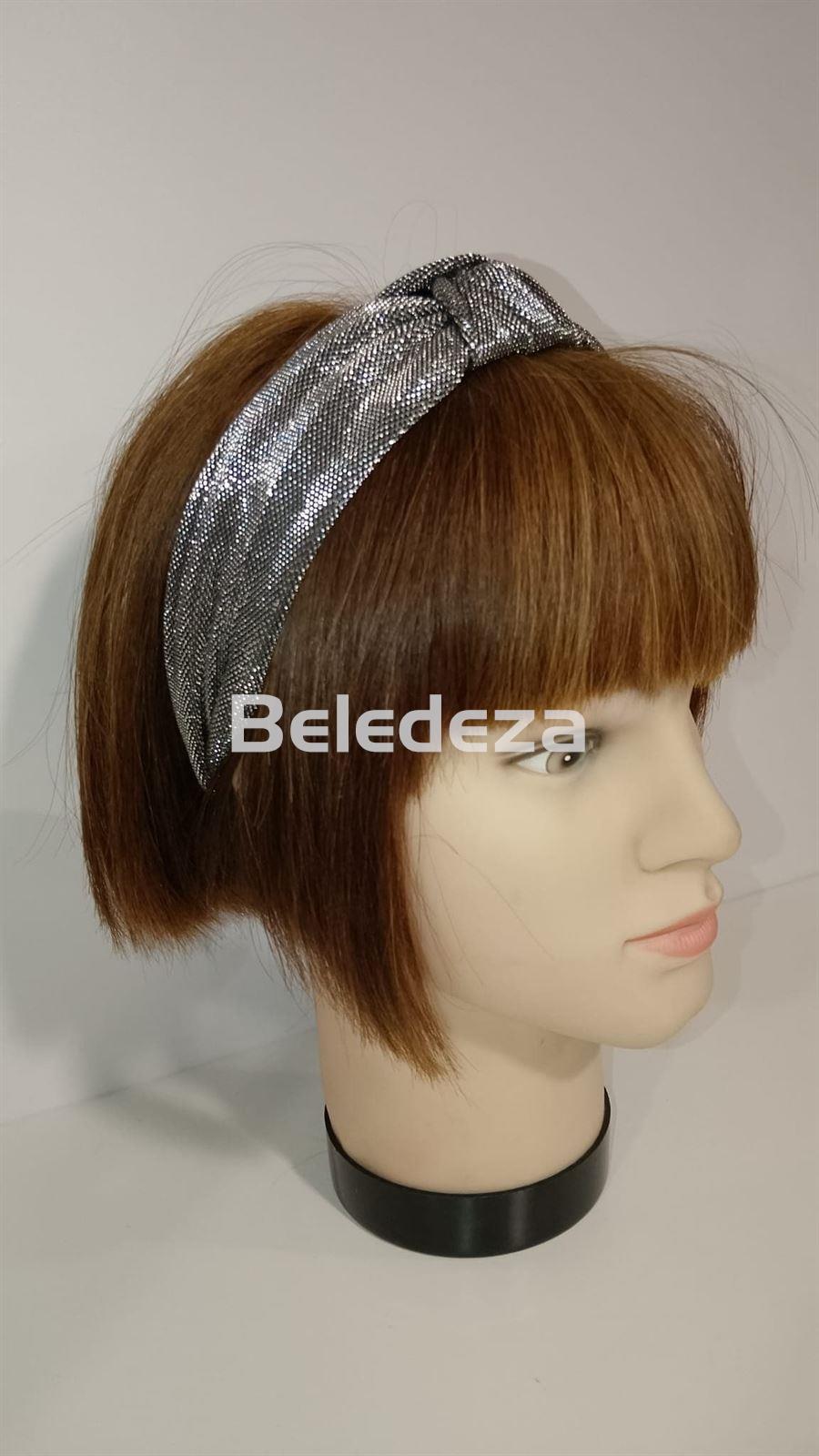 DIADEMA ANCHA NUDO BRILLOS  ARABAN - Imagen 3