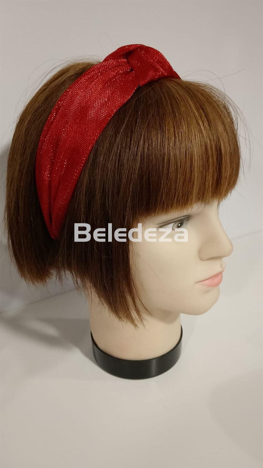 DIADEMA ANCHA NUDO BRILLOS  ARABAN - Imagen 4