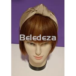 DIADEMA SATEN NUDO PUNTITOS STRASS - Imagen 1