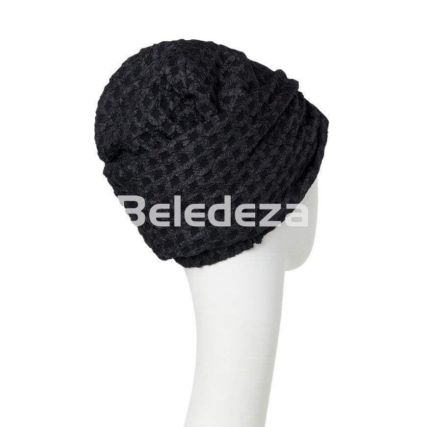 EMMY VIVA TURBAN BLACK MATE'N'SHINY Turbante Viva Emmy Negro Mate y Brillante - Imagen 3