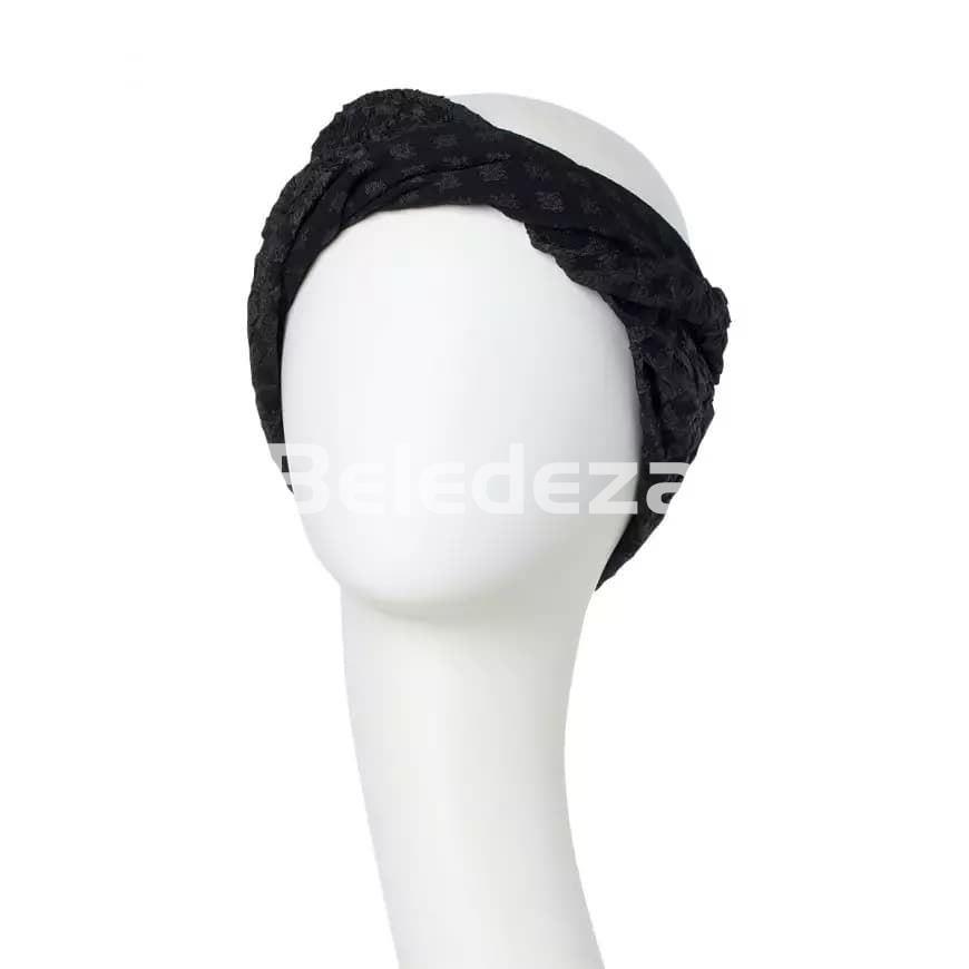 EMMY VIVA TURBAN BLACK MATE'N'SHINY Turbante Viva Emmy Negro Mate y Brillante - Imagen 4