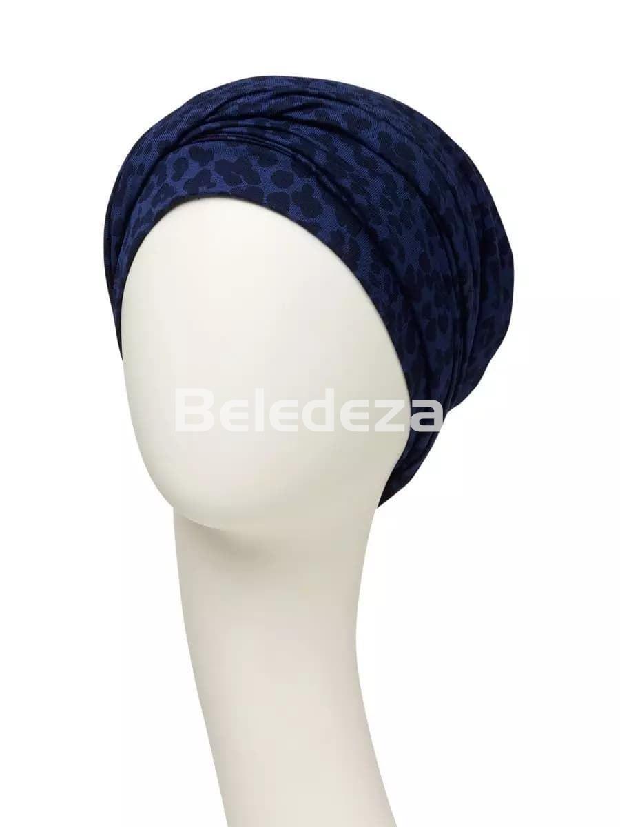 EMMY VIVA TURBAN BLUE MOON LEO Turbante Emmy Viva Leopardo Azul - Imagen 2