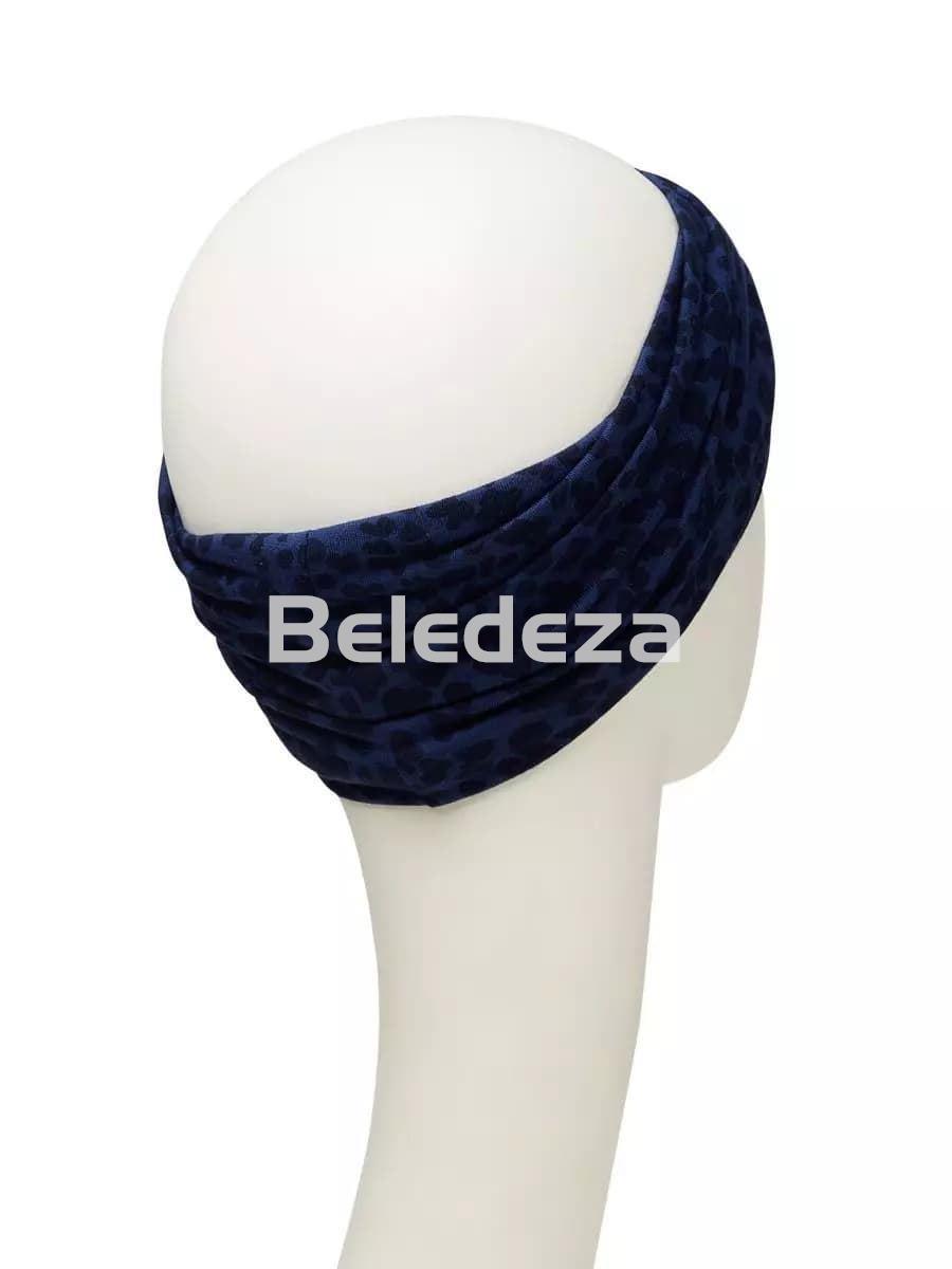 EMMY VIVA TURBAN BLUE MOON LEO Turbante Emmy Viva Leopardo Azul - Imagen 5