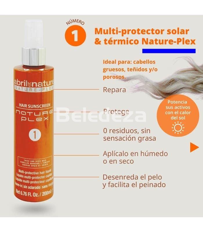 HAIR SUNSCREEN NATURE-PLEX 1 Multi-Protector Capilar 1 Cabellos Gruesos y Teñidos - Imagen 2