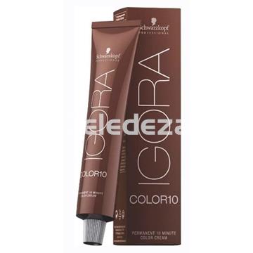 IGORA COLOR 10 Coloración Permanente 10 Minutos 4.89 Castaño Medio Rojo Violeta - Imagen 2