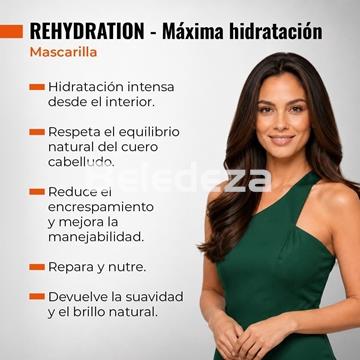 INSTANT MASK REHYDRATION Mascarilla Capilar de Hidratación Intensa - Imagen 2