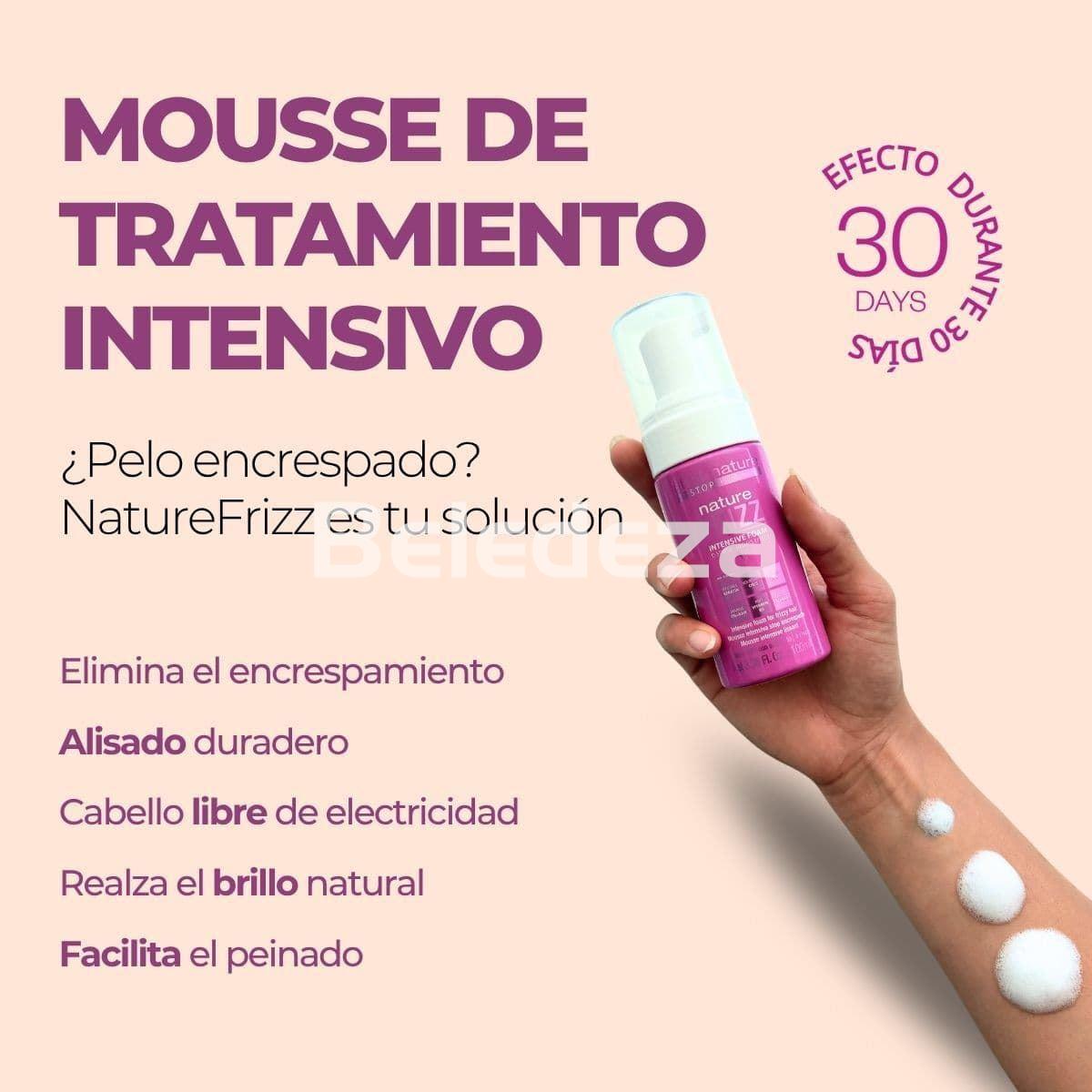 INTENSIVE FOAM NATURE FRIZZ D-STRESS Mousse Intensiva Stop Encrespado - Imagen 2