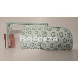 JUEGO 3 NECESERES TELA ESTAMPADO FRESAS  BENZI - Imagen 2