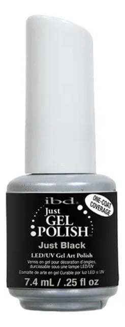 JUST BLACK JUST GEL ART POLISH IBD Esmalte Gel LED/UV - Imagen 1