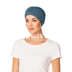 KARMA TURBAN W/HEADBAND OCEAN BLUE Turbante Karma con Banda Azul Océano - Imagen 1