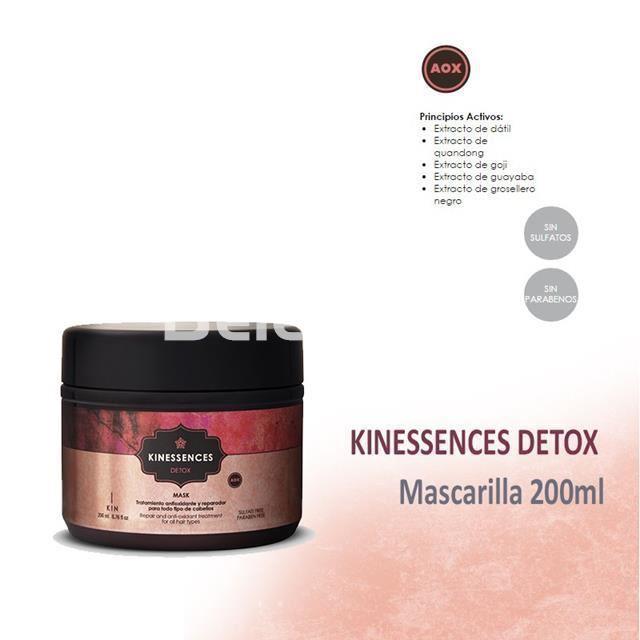 KINESSENCES DETOX MASK Tratamiento Antioxidante y Reparador par todo tipo de cabello - Imagen 1