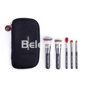 KIT 5 PINCELES MINI MAQUILLAJE PROFESIONAL EDICION LIMITADA   Jorge De La Garza - Imagen 1
