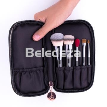 KIT 5 PINCELES MINI MAQUILLAJE PROFESIONAL EDICION LIMITADA   Jorge De La Garza - Imagen 2