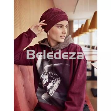 LUNA VIVA TURBAN BEARDOUX AUTUMN Turbante Viva Luna Burdeos Otoño - Imagen 1