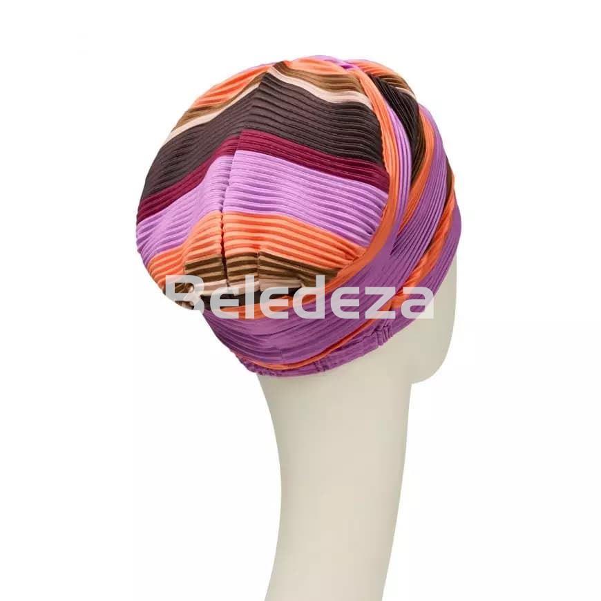 LUNA VIVA TURBAN WARM AUTUMN MIXED Turbante Viva Luna Mezcla Cálida de Otoño - Imagen 3