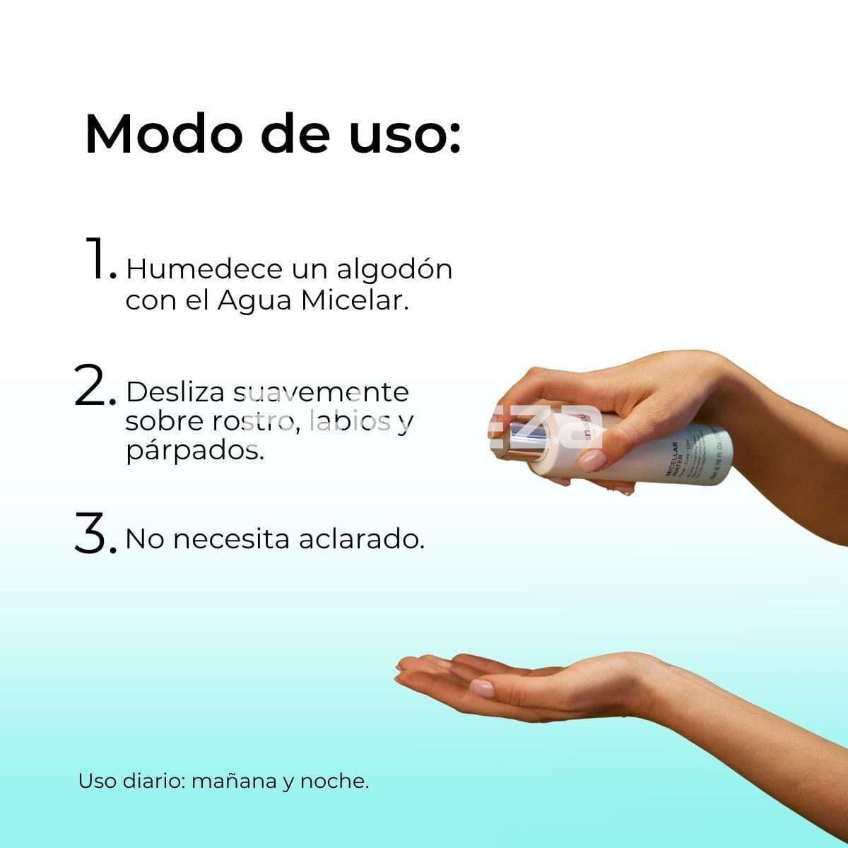 MICELLAR WATER Agua Micelar con Ácido Hialurónico Purificante - Imagen 3