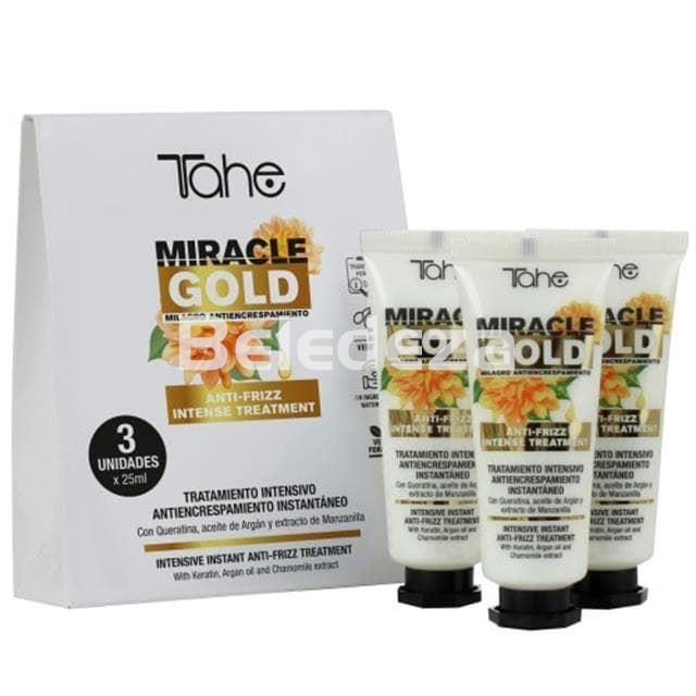 MIRACLE GOLD ANTI-FRIZZ TREATMENT Tratamiento Intensivo Antiencrespamiento Instantáneo - Imagen 2