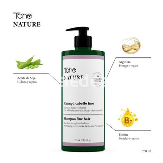 NATURE CHAMPÚ CABELLO FINO TAHE - Imagen 1