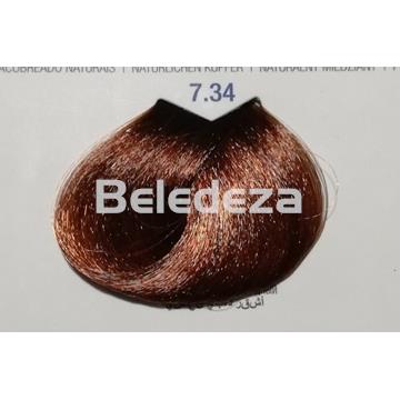 NATURECOLOR Abril et Nature Coloración 7.34 Rubio Medio Dorado Cobre - Imagen 1