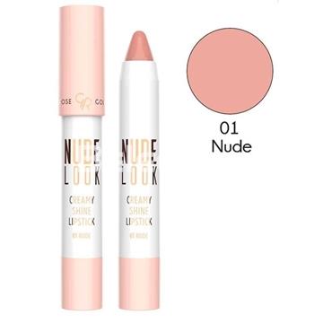 NUDE LOOK CREAMY SHINE LIPSTICK Lápiz Labios Cremoso - Imagen 2