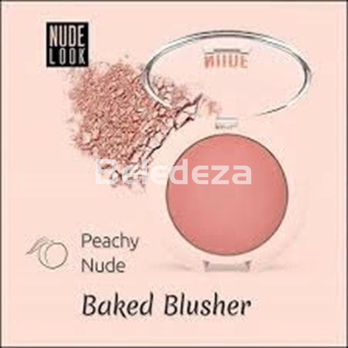 NUDE LOOK FACE BAKED BLUSHER PEACHY NUDE Colorete Facial Melocotón Nude - Imagen 1