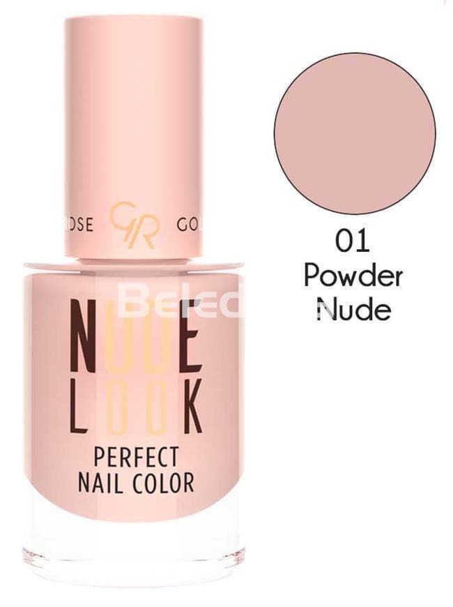 NUDE LOOK PERFECT NAIL COLOR 01 POWDER NUDE Esmalte de Uñas 01 Nude Claro - Imagen 1