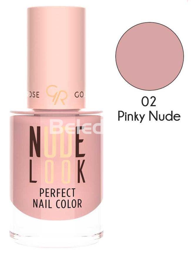 NUDE LOOK PERFECT NAIL COLOR 02 PINKY NUDE Esmalte de Uñas 02 Nude Rosado - Imagen 1